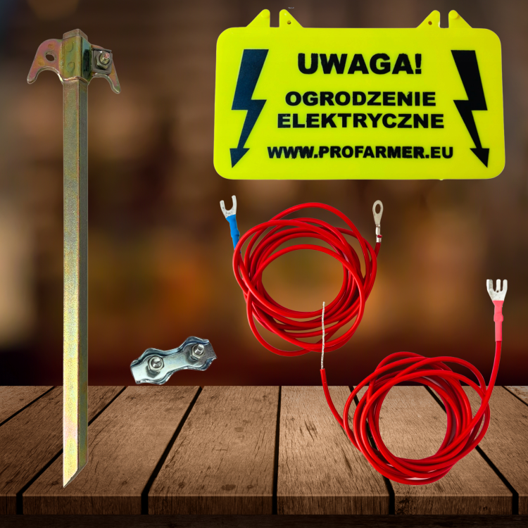 PASTUCH ELEKTRYCZNY NA DZIKI LISY WILKI JELENIE KONIE BYDŁO KROWY PSY 230 V