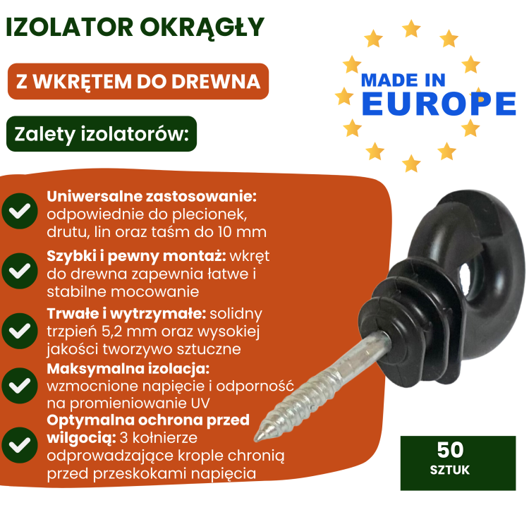 PASTUCH ELEKTRYCZNY BARDZO MOCNY NA DZIKI WILKI BYDŁO