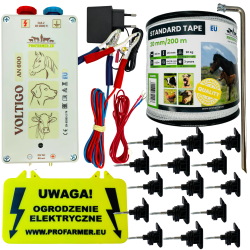 OGRODZENIE ELEKTRYCZNE PASTUCH ELEKTRYCZNY DLA KONI NA BYDŁO KROWY