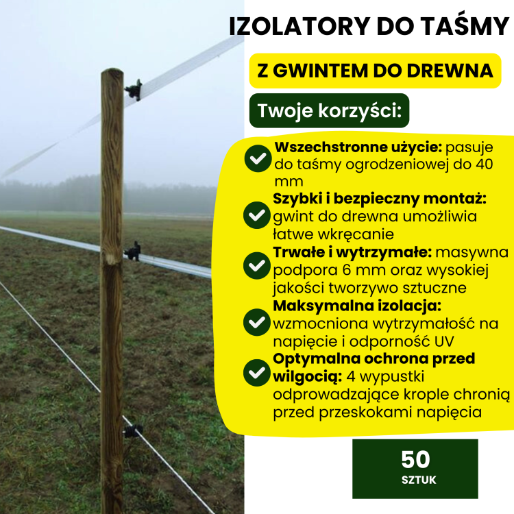 OGRODZENIE ELEKTRYCZNE PASTUCH ELEKTRYCZNY DLA KONI NA BYDŁO KROWY