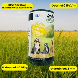 OGRODZENIE ELEKTRYCZNE PASTUCH ELEKTRYCZNY DLA PSA DO OGROGU