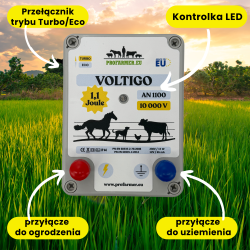 OGRODZENIE ELEKTRYCZNE PASTUCH ELEKTRYCZNY DLA KONI KRÓW