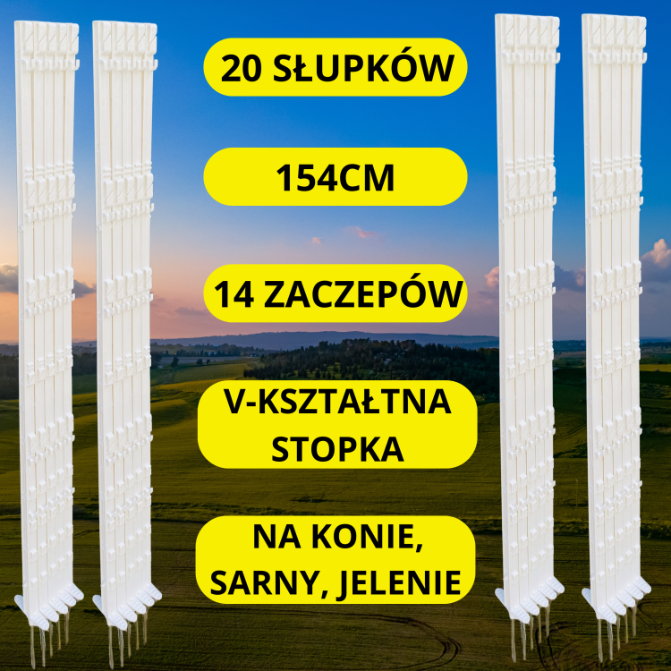 OGRODZENIE ELEKTRYCZNE PASTUCH ELEKTRYCZNY DLA KONI KRÓW