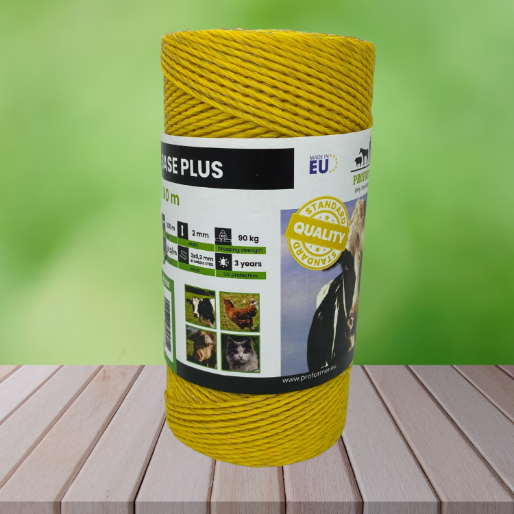 Plecionka mocna drut do pastucha ogrodzenie elektryczne na koty psy 200m