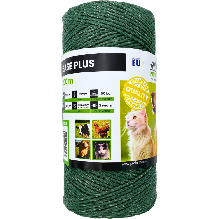 Plecionka linka drut do pastucha ogrodzenie elektryczne