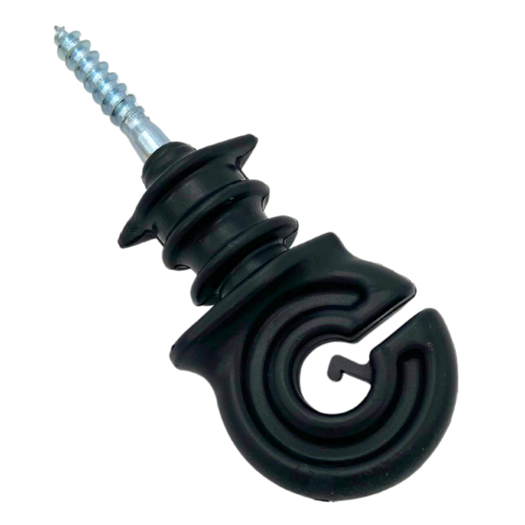 IZOLATORY DO DRUTU LINKI PLECIONKI PASTUCH ELEKTRYCZNY WKRĘT 6 MM