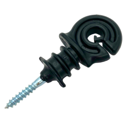 IZOLATORY DO DRUTU LINKI PLECIONKI PASTUCH ELEKTRYCZNY WKRĘT 6 MM