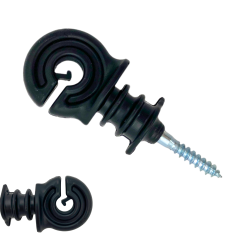 IZOLATORY DO DRUTU LINKI PLECIONKI PASTUCH ELEKTRYCZNY WKRĘT 6 MM