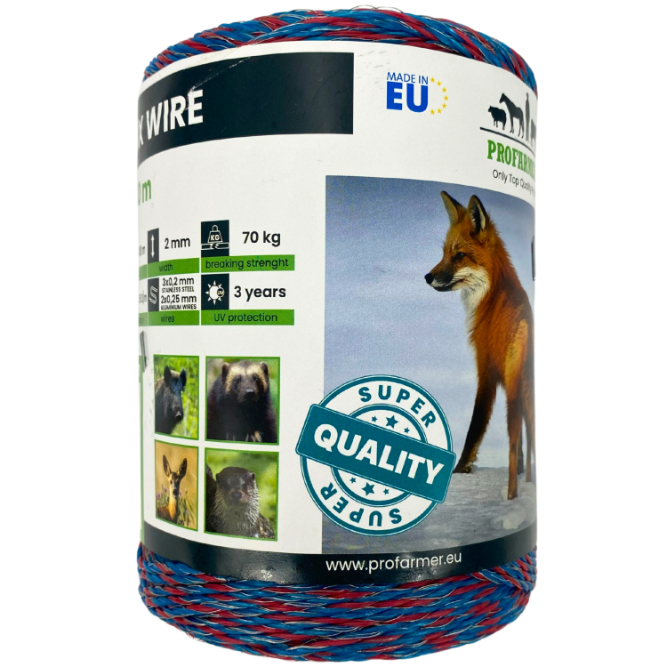 Plecionka na lisy dzikie zwierzęta ogrodzenie elektryczne