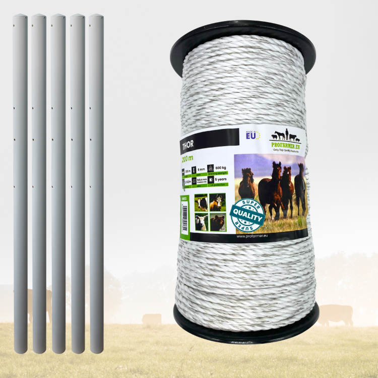 PLECIONKA LINA LINKA DRUT DO PASTUCHA 6mm/200m