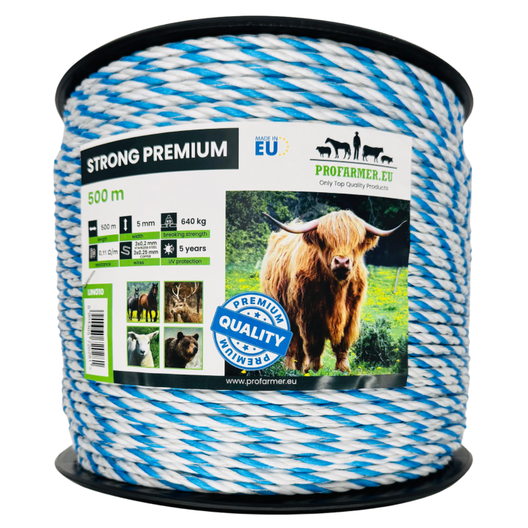 Lina strong premium wysoka jakość 500m 5mm bardzo mocna