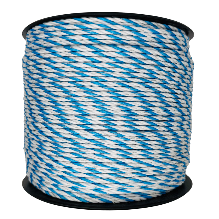 Lina biało-niebieska bardzo mocna 500m 5mm