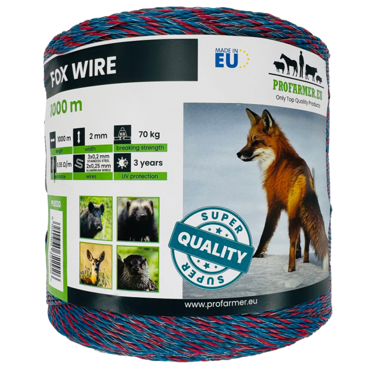 Plecionka lis 1000m na lisy wilki dziki