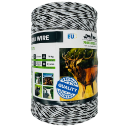 Plecionka zebra do pastucha elektrycznego 500m