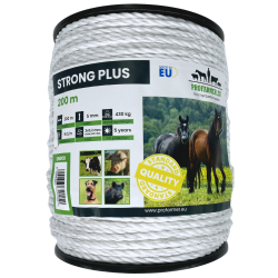 LINA DO PASTUCHA OGRODZENIA ELEKTRYCZNEGO 200M 5MM