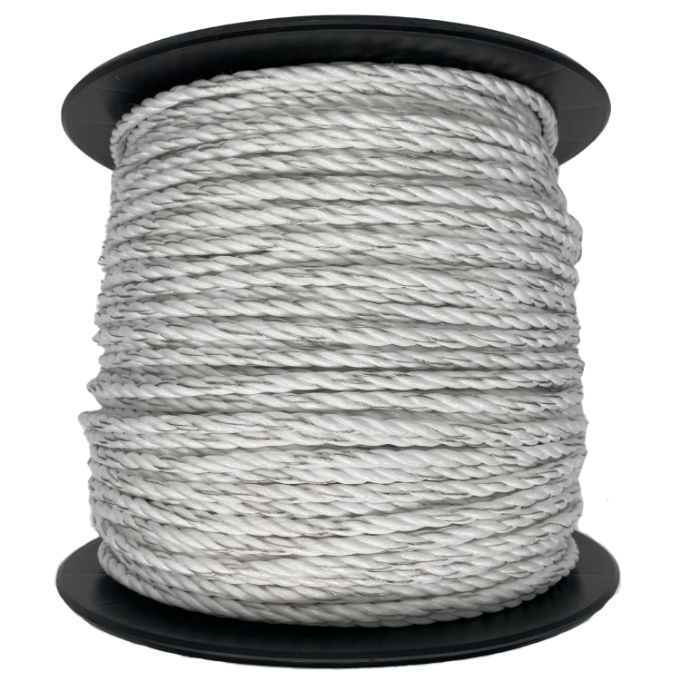 PLECIONKA LINA LINKA DRUT DO PASTUCHA 7mm/200m KOŃ KONIE 800 KG NA ZERWANIE