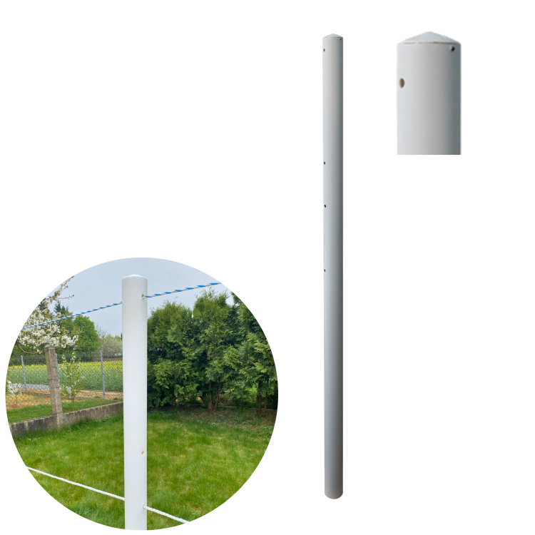 EQUISAFE SŁUPEK OGRODZENIOWY 2,0M 65MM OD OGRODZENIA DLA KONI