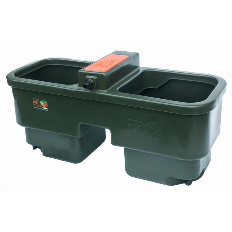 POIDŁO PASTWISKOWE DWUKOMOROWE 230L NA PADOK Z ZAWOREM PŁYWAKOWYM