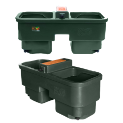 POIDŁO PASTWISKOWE DWUKOMOROWE 230L NA PADOK Z ZAWOREM PŁYWAKOWYM