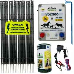 Zestaw ogrodzenie elektryczne na pieska