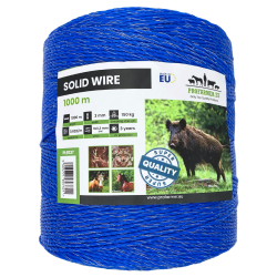 GRUBA PLECIONKA LINKA LINA DO PASTUCHA ELEKTRYCZNEGO 3 mm 1000m