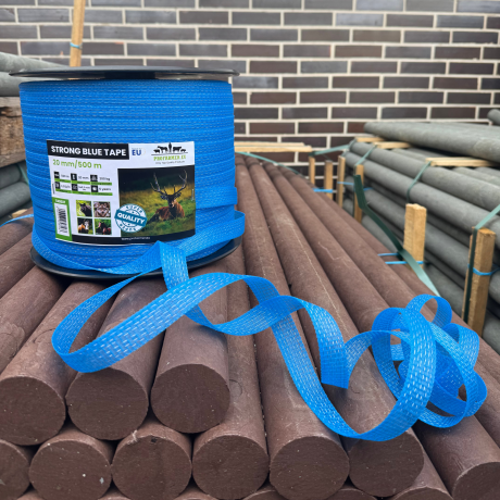 Przejdź do produktu Taśma do pastucha elektrycznego 20mm - 500m niebieska STRONG BLUE