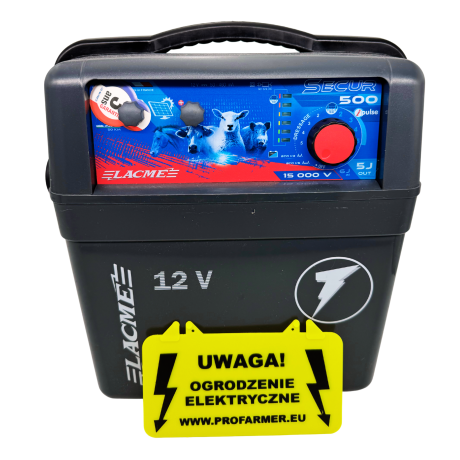 Przejdź do produktu Elektryzator akumulatorowy SECUR 500 - 6 J / 5 J - 12 V