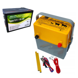 Zestaw elektryzator na konie z baterią