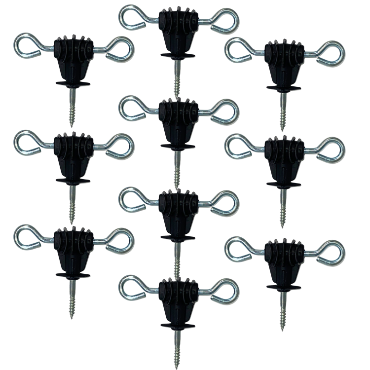 Izolator bramowy do pastucha wkręcany w drewno