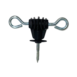 Izolator bramowy z wkrętem do drewna