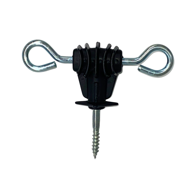 Izolator bramowy z wkrętem do drewna