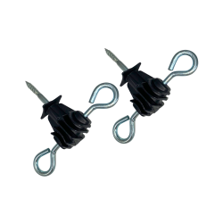 Izolatory do bramy z wkrętem do drewna