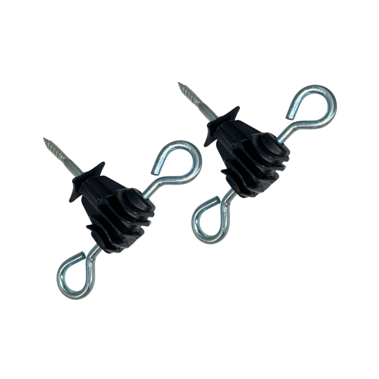 Izolatory do bramy z wkrętem do drewna