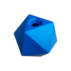 Piłka dla konia niebieska na smaczki do boku na padok