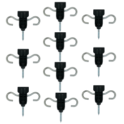 Zestaw 10 sztuk izolatorów bramowych do drewna