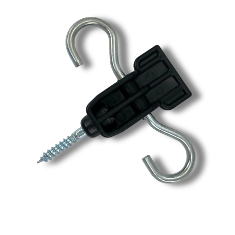 Przejdź do produktu Izolator bramowy do pastucha elektrycznego z wkrętem do drewna - 10 szt