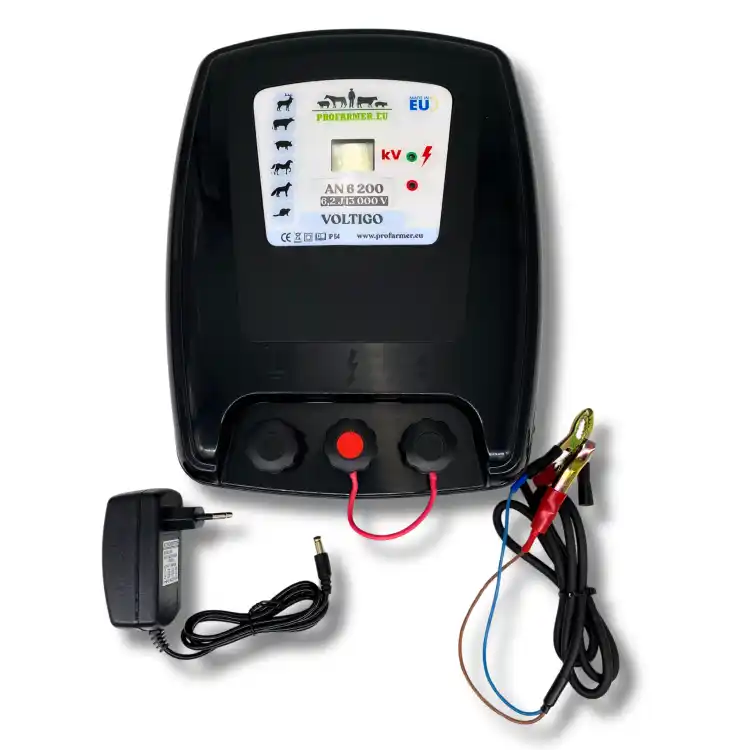 Mocny elektryzator akumulatorowo-sieciowy