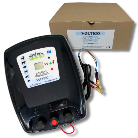 Przejdź do produktu Elektryzator do pastucha akumulatorowy VOLTIGO A 14000 14J/12J