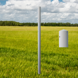 SŁUPEK EQUISAFE 1,8 M 65MM DO OGRODZEŃ ELEKTRCZNYCH BIAŁY