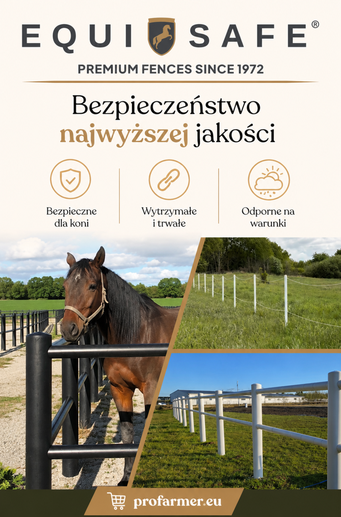 Elektryczne ogrodzenie equisafe